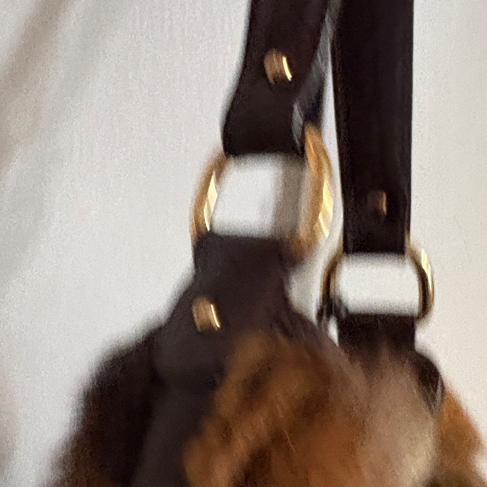 FENDI vintage calf hair hobo drawstring bag - Picture 8 of 17